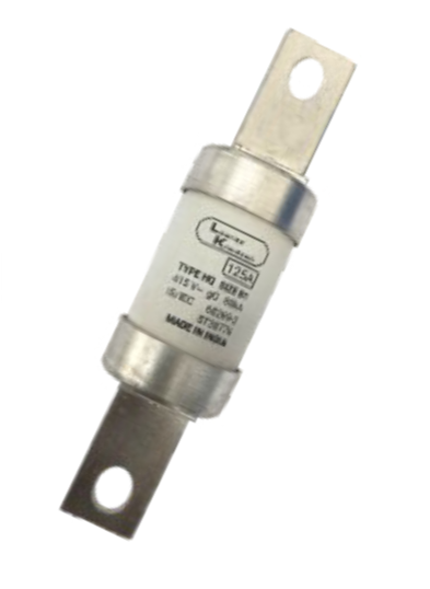 Lauritz Knudsen (Formerly L&T Switchgear Business) HRC Fuse HQ Size B2 125A Bolted Type – Suitable for FN 200/250 S-D-F – ST30777OOOO