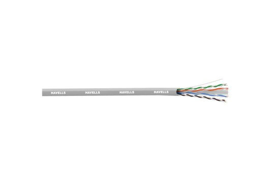 Havells Cat 6 Grey LAN Cable 305m WHLJTTERCAT6 | Computer Networking Cable