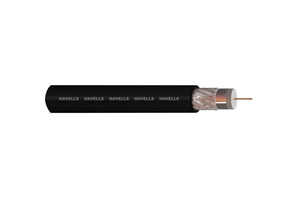 Havells CATV RG6 Co-axial Cable Foam WHOJTTKARG06 | TV Antenna Signal Cable