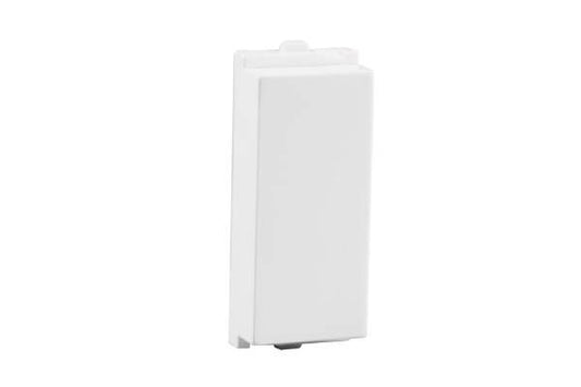 Havells Verona Blank Plate Pure White | Modular Cover Plate with Glossy Finish