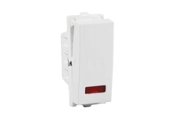 Havells Verona 16A 1 Way Switch with Indicator ACVSXIW161 | 240V Modular Switch with Brass Terminals
