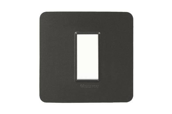 Havells Signia 1M Front Plate | Embossed Modular Cover Frame with Soft Corner Design