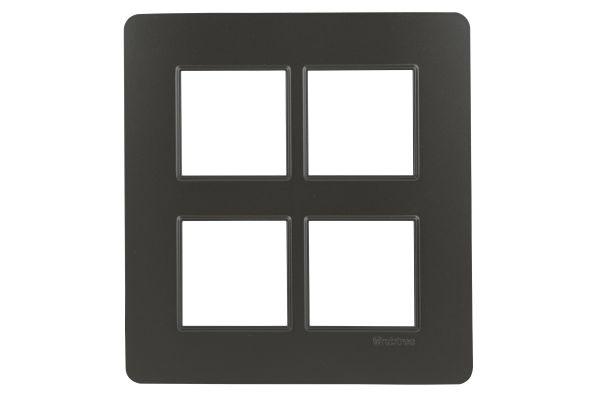 Havells Signia 8M Vertical Front Plate | Embossed Modular Cover Frame for Switchboards