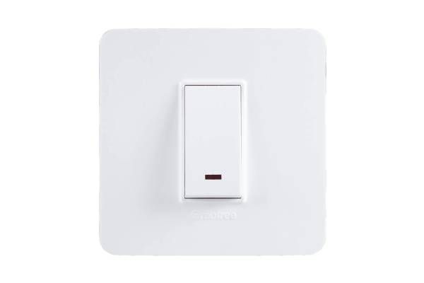 Havells Signia 1M Front Plate ACWPLCWV01 | Embossed Modular Cover Frame with Soft Corners
