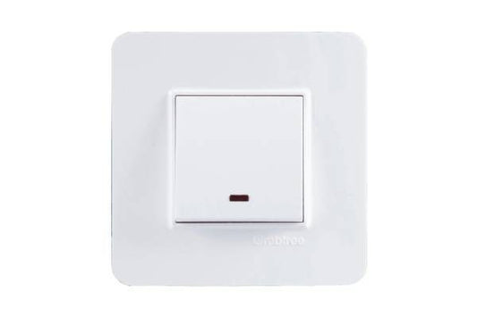 Havells Signia 2M Front Plate ACWPLCWV02 | Embossed Modular Cover Frame with Soft Corners
