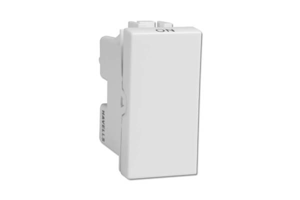 Havells Coral 16AX 1 Way Switch AHCSXXW161 | 240V Modular Switch with Positive Contact
