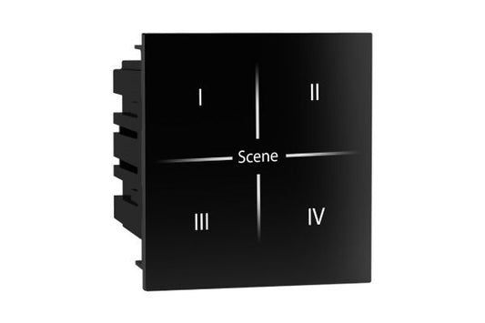 Havells Crabtree Apogee Smart 4 Scene Controller Switch | Wireless Mesh Voice & App Control