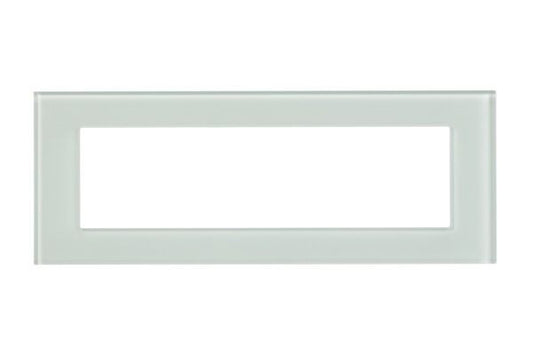 Havells Apogee Glass Marine Green Outer Plate 8MH ATAPGCNH08 | Glossy Modular Plate with Minimalist Finish