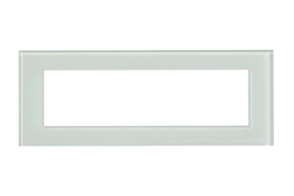 Havells Apogee Glass Marine Green Outer Plate 8MH ATAPGCNH08 | Glossy Modular Plate with Minimalist Finish