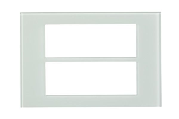 Havells Apogee Glass Marine Green Outer Plate 12M ATAPGCNH12 | Glossy Modular Plate with Minimalist Finish