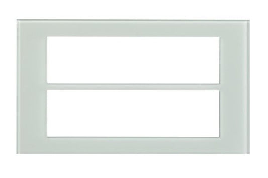 Havells Apogee Glass Marine Green Outer Plate 16M ATAPGCNH16 | Glossy Modular Plate with Minimalist Finish