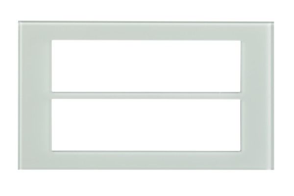 Havells Apogee Glass Marine Green Outer Plate 16M ATAPGCNH16 | Glossy Modular Plate with Minimalist Finish