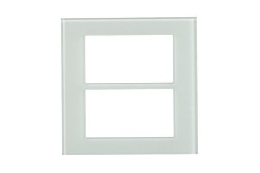 Havells Apogee Glass Marine Green Outer Plate 8MS ATAPGCNV08 | Glossy Modular Plate with Minimalist Finish
