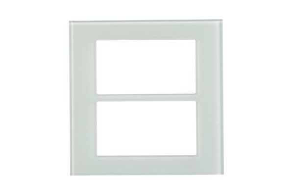 Havells Apogee Glass Marine Green Outer Plate 8MS ATAPGCNV08 | Glossy Modular Plate with Minimalist Finish
