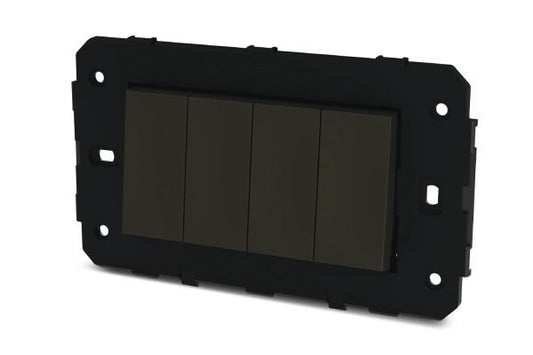 Havells Apogee Dual Material Inner Plate 4M ATAPISBH04 | Metal Reinforced Modular Plate for Added Safety
