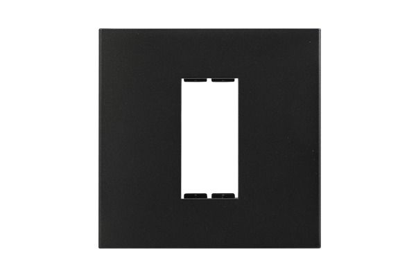 Havells Apogee PC Black Outer Plate 1M ATAPLOBH01 | Engineering Grade Modular Plate with Sleek Finish
