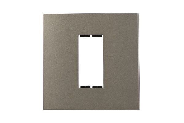 Havells Apogee PC Grey Outer Plate 1M ATAPLOGH01 | Engineering Grade Modular Plate with Sleek Finish
