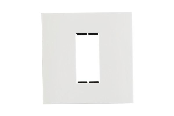 Havells Apogee PC White Outer Plate 1M ATAPLOWH01 | Engineering Grade Modular Plate with Sleek Finish