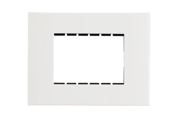 Havells Apogee PC White Outer Plate 3M ATAPLOWH03 | Engineering Grade Modular Plate with Sleek Finish