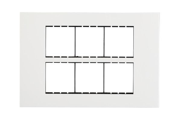 Havells Apogee PC White Outer Plate 12M ATAPLOWH12 | Engineering Grade Modular Plate with Sleek Finish