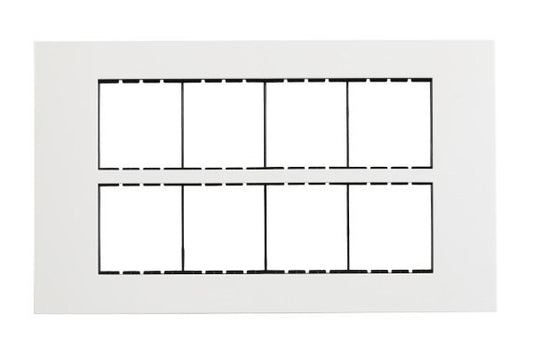 Havells Apogee PC White Outer Plate 16M ATAPLOWH16 | Engineering Grade Modular Plate with Sleek Finish