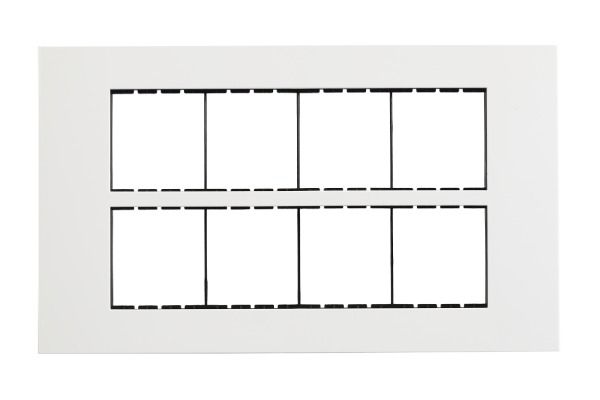 Havells Apogee PC White Outer Plate 16M ATAPLOWH16 | Engineering Grade Modular Plate with Sleek Finish