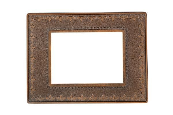 Havells Apogee 3M Ethnic Copper Outer Plate ATAPNCMH03 | Metal Die-Cast Heritage Design