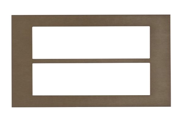 Havells Apogee 16M Metal Brushed Brown Outer Plate ATAPSCAH16 | Real Metal Contemporary Design