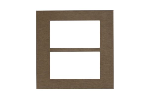 Havells Apogee 8MS Metal Brushed Brown Outer Plate ATAPSCAV08 | Real Metal Contemporary Design
