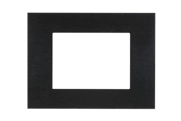 Havells Apogee 3M Metal Brushed Black Outer Plate ATAPSCBH03 | Real Metal Contemporary Design