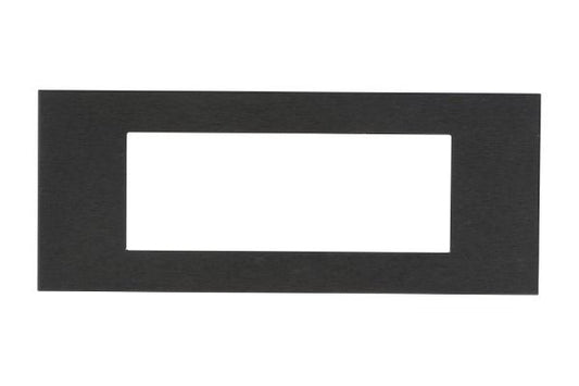 Havells Apogee 6M Metal Brushed Black Outer Plate ATAPSCBH06 | Real Metal Contemporary Design