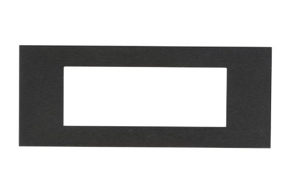 Havells Apogee 6M Metal Brushed Black Outer Plate ATAPSCBH06 | Real Metal Contemporary Design