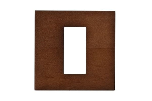 Havells Apogee 1M Wooden Teakwood Outer Plate ATAPSCWH01 | Real Wood Natural Finish