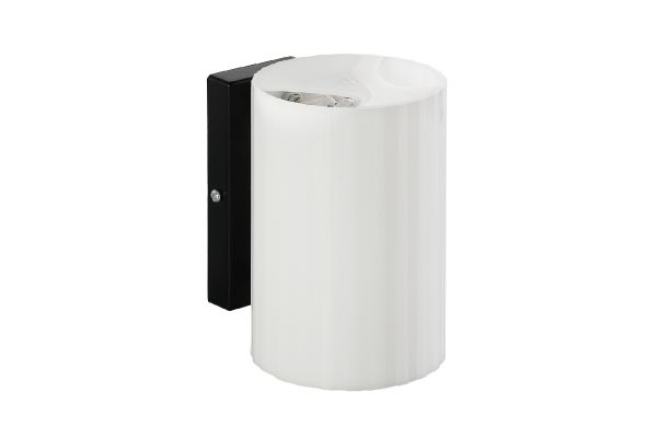Havells Aura CYL Wall Light 1LS B22 White | Modern Cylindrical Decorative Wall Lighting