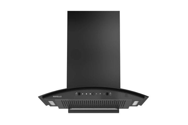 Havells Avior Plus 60 Curved Filterless Autoclean Chimney GHKCNBPK0 | 1250 m³/h Suction with Gesture Control