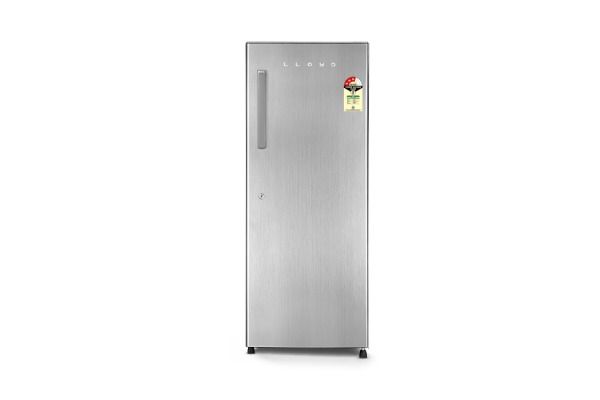 Lloyd Icecool Series 185 L Direct Cool Refrigerator 3 Star Steel Graphite | Smart Cooling with Copper Freeze