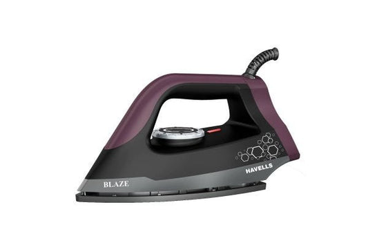 Havells Blaze Heavy Weight Dry Iron GHGDICPK125 1250W | American Heritage Non-Stick Soleplate