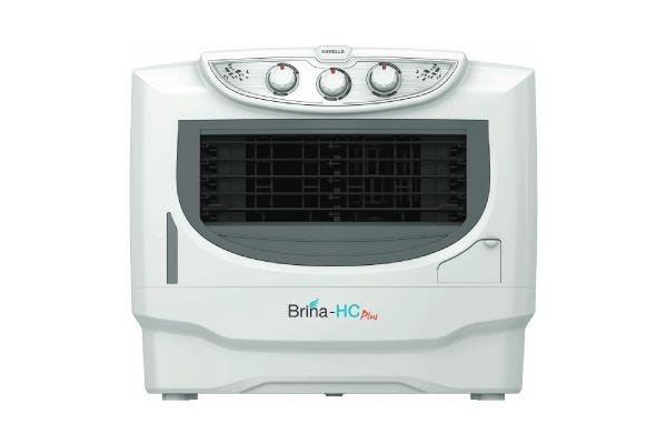 Havells Brina Plus HC Window Air Cooler GHRACCDE0201 50L | Honeycomb Pads with Auto Drain & Collapsible Louvers
