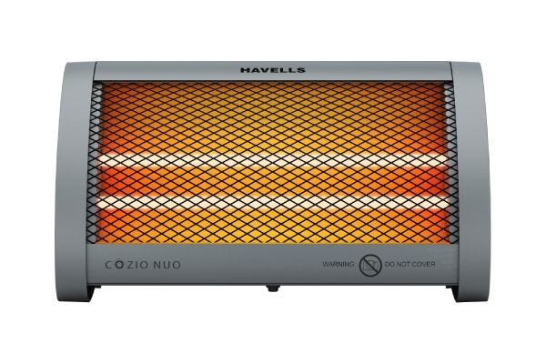 Havells Cozio Nuo Quartz Infrared Room Heater GHRGHFHE080 800W | Dual Heat Setting with Tip-Over Safety