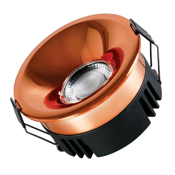 Havells Crysta Deco COB Spotlight 12W 6500K Rose Gold | Designer Recess LED Spotlight with High Brightness