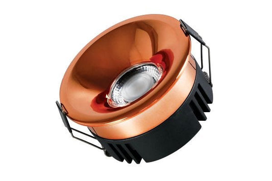 Havells Crysta Deco COB Spotlight 12W 6500K Rose Gold | Recessed Cool Daylight COB Light
