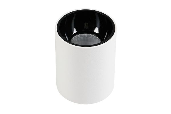 Havells Crysta Deco Surface COB Spotlight 12W 4000K Black White | Surface Mounted Natural Daylight COB Light