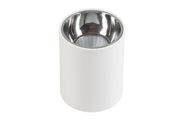 Havells Crysta Deco Surface COB Spotlight 12W 3000K Chrome White | Surface Mounted Warm White COB Light