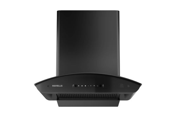 Havells Deneb 90 Curved Filterless Chimney GHKCNBJK0 | 1250 m³/h Suction with Gesture Control
