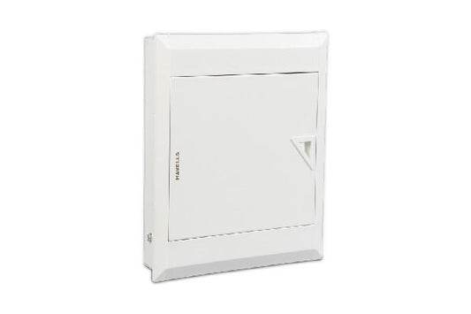 Havells X7 DD DB with 8W IC 4 Way DHD PTHODXW48 | White Double Door TPN Distribution Board