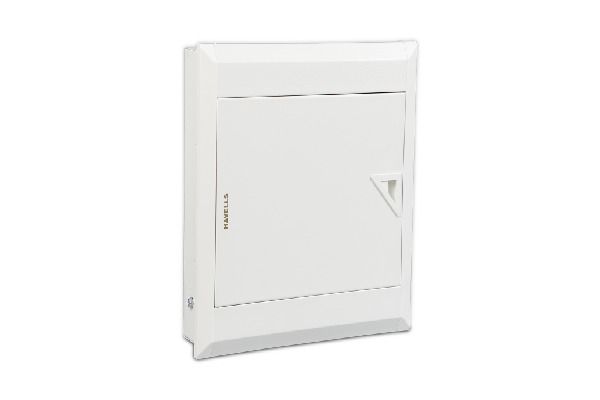 Havells X7 DD DB with 8W IC 4 Way DHD PTHODXW48 | White Double Door TPN Distribution Board