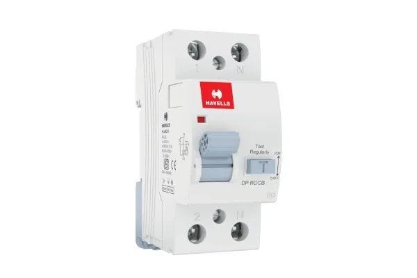 Havells DP RCCB EURO2 D7 30mA 40A DHRACMDF030040 | Double Pole Leakage Current Protection