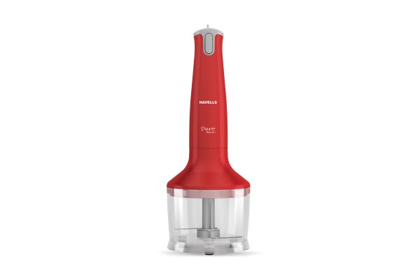 Havells Duroblend S Hand Blender with Chopper GHFHBDSX030 300W | HVDC Motor with 301 SS Blades