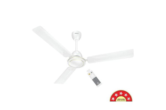 Havells Efficiencia DX BLDC Ceiling Fan 1200mm Bianco | 5 Star Energy Saving Remote Controlled Fan