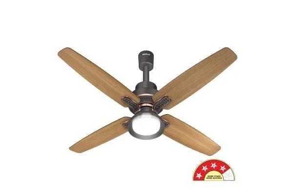 Havells Albus UL BLDC Smartsense Ceiling Fan 1320 mm Pinewood & Walnut | Premium Underlight with Whisper Quiet Performance